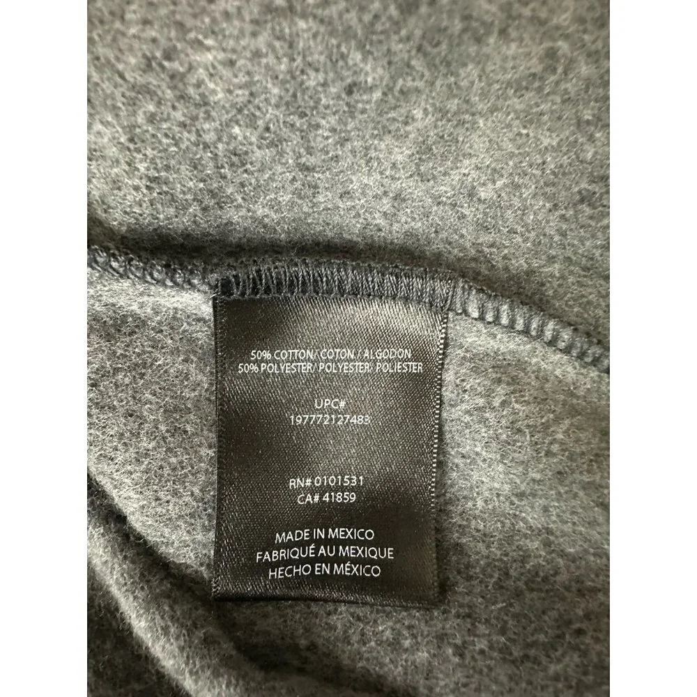 Disney Mens Size L Mickey Mouse Original Charcoal Heather Fleece Sweatshirt NEW - Picture 9 of 13